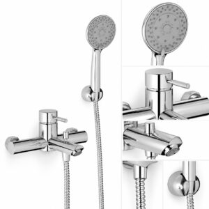 Monocomando para ducha/Bañera Brucke Modelo Bastei 230-C1B - Imagen 3