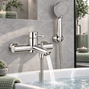 Monocomando para ducha/Bañera Brucke Modelo Bastei 230-C1B - Imagen 4